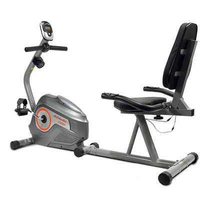 Bicicleta Ergométrica Horizontal Athletic 230bh Athletic - Gris/negro