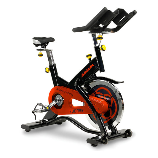 Bicicleta Spinning Profesional 7000bs Athletic Athletic Color Naranja