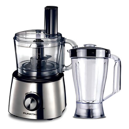Multiprocesadora De Alimentos Punktal Pk-mp12 Acero Inoxidable 900w