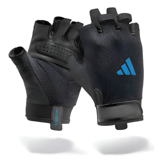 Guantes De Entreno, Pesas O Gym adidas Essential Color Azul - Azul - Lisa - L