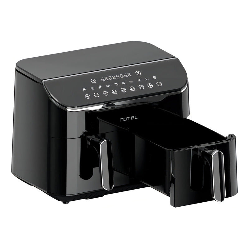 Freidora Sin Aceite Air Fryer Rotel Dual Canastos 4 + 4 Lt
