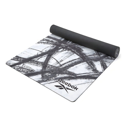 Colchoneta Ecológica Yoga Mat Reebok - Camuflada Blanca 4mm Blanco
