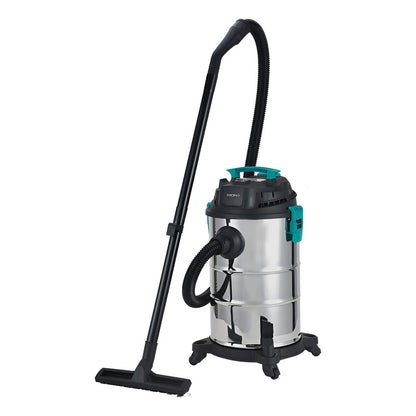 Aspiradora Profesional Xion 2800 W Capacidad 30 Litros - Plateado