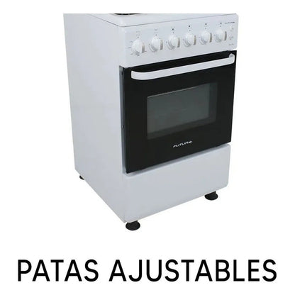 Cocina Eléctrica Futura Cadiz Blanca Color Blanco Blanco