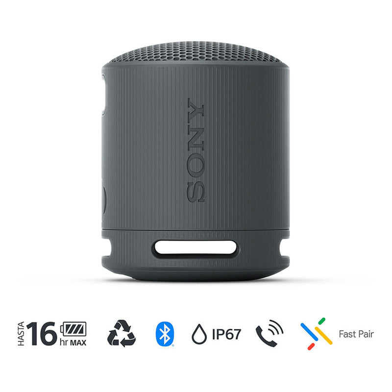 Parlante Inalámbrico Portátil Sony Xb100 Bluetooth Negro