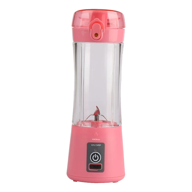 Licuadora Portátil Personal Xion 380 Ml Color Rosado - Rosa