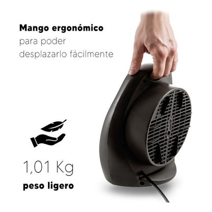 Caloventilador Xion Ajuste Potencia Termostato 1000/2000 W. Color Negro