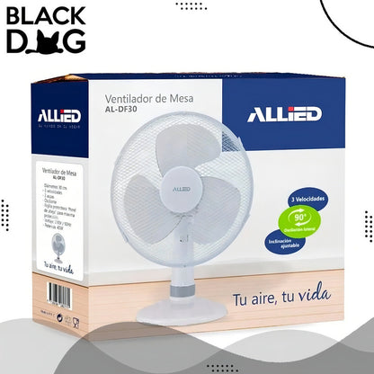 Ventilador De Mesa Allied Al-df30 30 Cm 40 W 3 Aspas Dimm