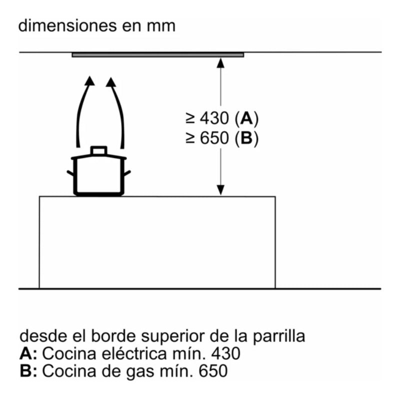 Campana De Integración Empotrar Bosch Dbb97am60 90cm Digital Negro