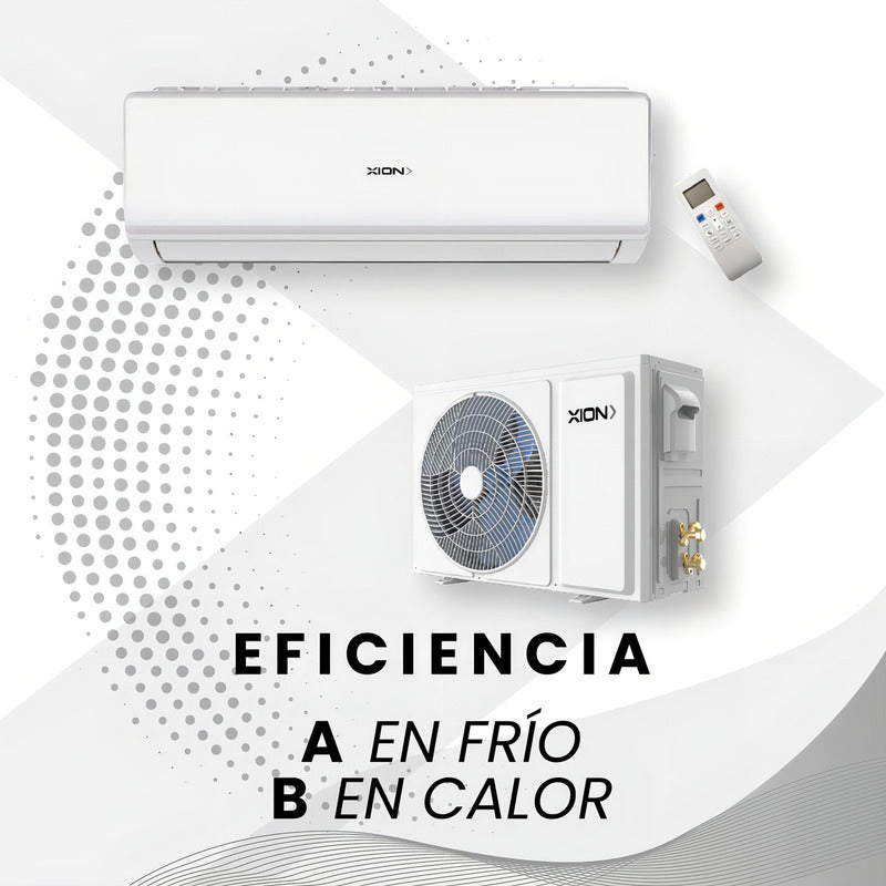 Aire Acondicionado Split Xion Frio Calor 12000 Btu Eficien A Blanco