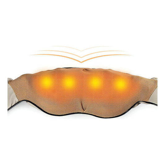 Masajeador Eléctrico Cuello Espalda Hogar Coche Color Beige