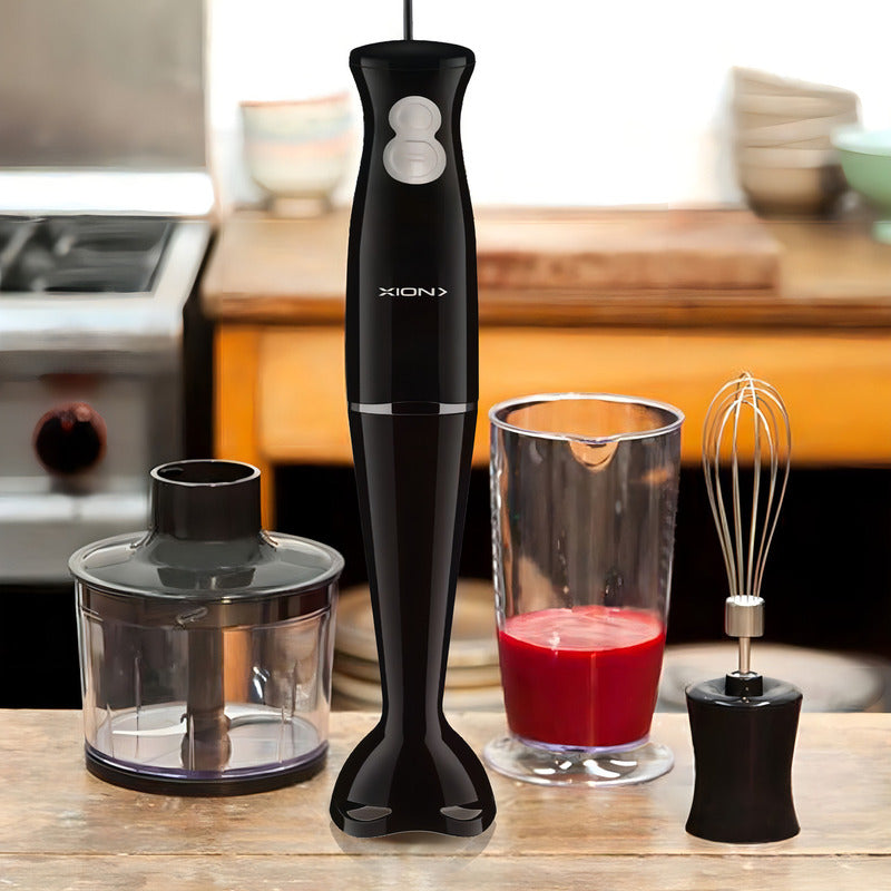 Licuamixer Xion Xi-li350 350 W Cuchillas De Acero Inoxidable - Negro