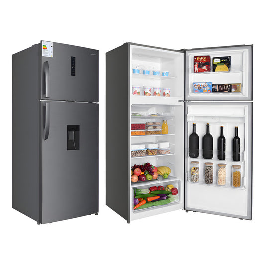 Heladera Con Freezer Futura Fut-450nfd-x Color Acero Inoxida Acero Inoxidable