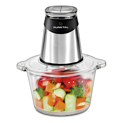Picadora De Alimentos Punktal 500 W 1.8 Litros Bowl Vidrio