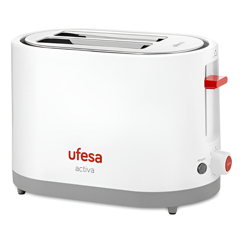 Tostador Ufesa Tt7385 Activa 2 Panes 750w Color Blanco Blanco