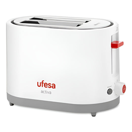 Tostador Ufesa Tt7385 Activa 2 Panes 750w Color Blanco Blanco