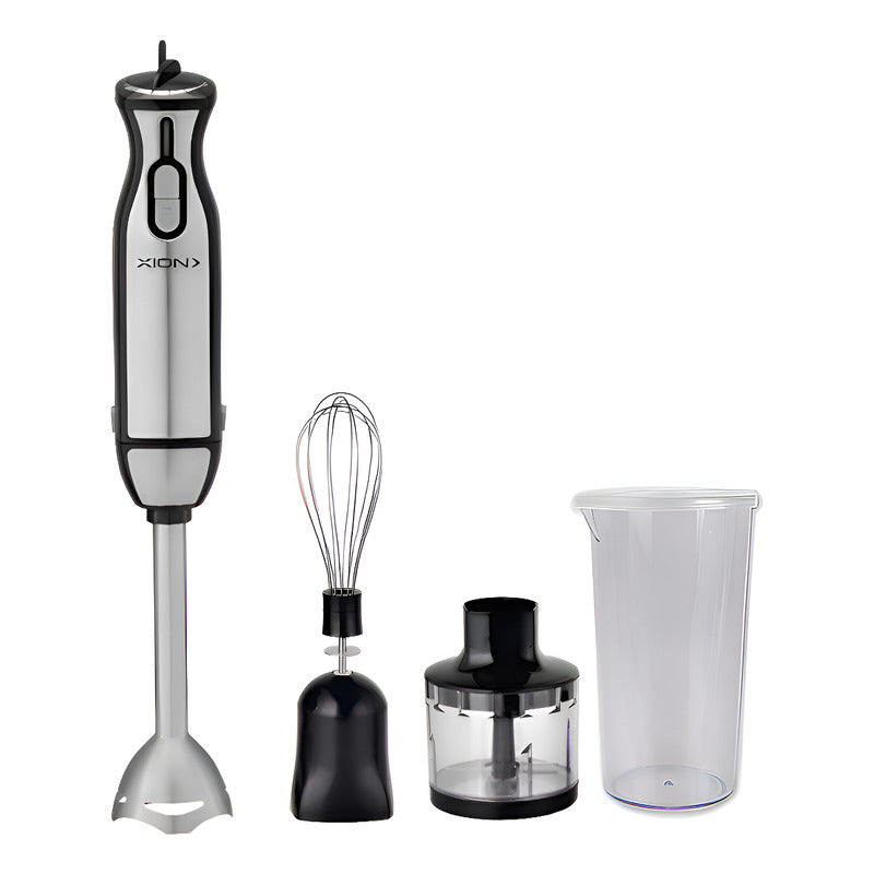 Licuamixer Xion 3 En 1 Mixer 1200 W Acero Inoxidable - Negro