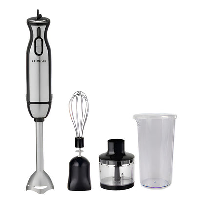 Licuamixer Xion 3 En 1 Mixer 1200 W Acero Inoxidable - Negro