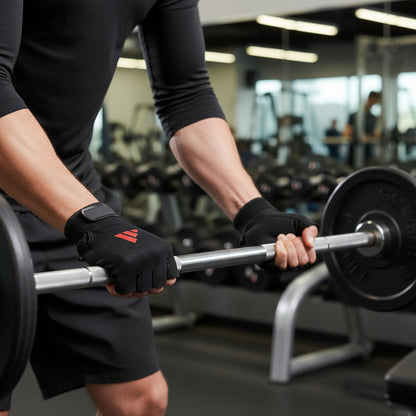 Guantes De Entreno, Pesas O Gym adidas Essential Colores Color Rojo Diseño De La Tela Liso Talle S
