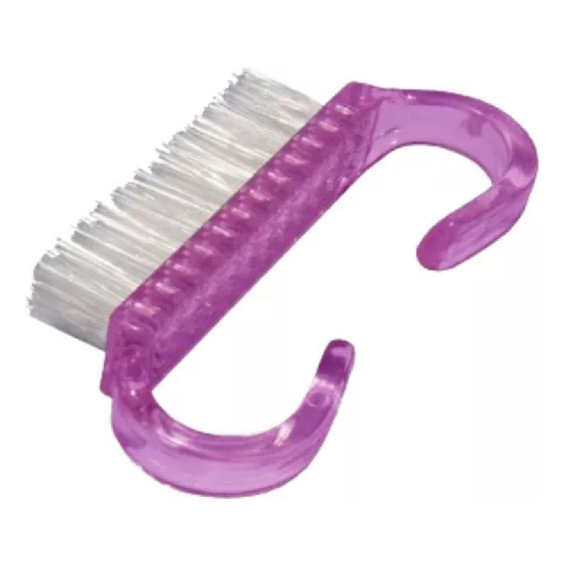 Cepillos Para Uñas Pack X2 Unidades Kit Por 2 Azul Y Violeta