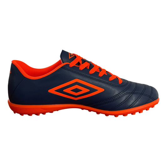 Championes Futbol 5 Umbro Classic Champion F5 Zapato Adulto Azul/naranja 12.5 Us