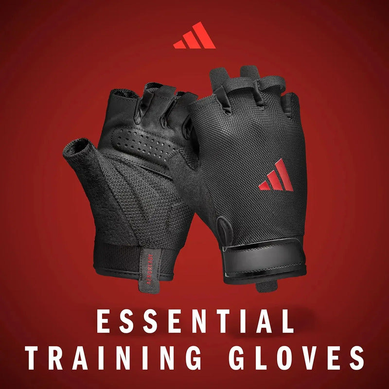 Guantes De Entreno, Pesas O Gym Essential Colores adidas Rojo Liso S