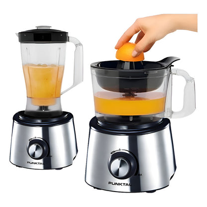 Multiprocesadora De Alimentos Punktal Mp12 Acero Inoxidable Inox