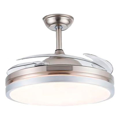 Ventilador Techo Xion Xi-v200t Aspas Retractiles Led Blanco 58 Cm Transparente Plástico 4