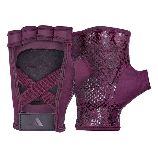 Guantes De Entrenamiento Mujer Bordo adidas Fitness Talle M