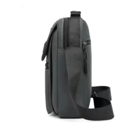 Bandolera Morral Unisex Cartera Fashion Bolso Impermeable Azul Lisa