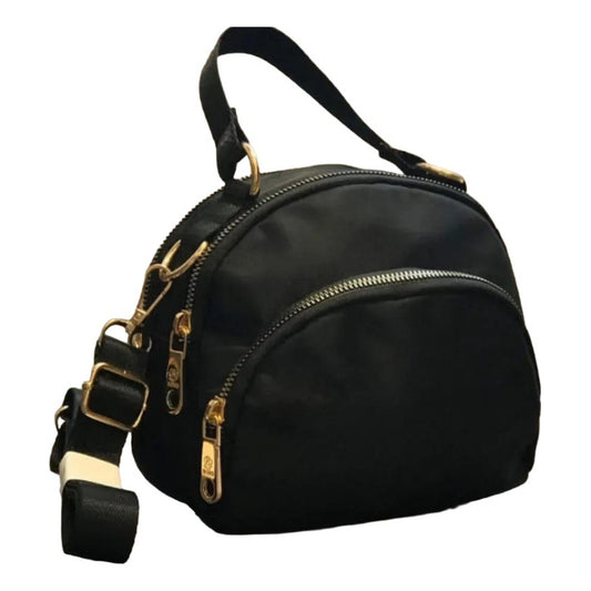 Cartera De Damas Bolso Para Mujer Bandolera Correa Ajustable - Negro